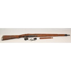 Mauser 98 K Schaft Kplt. mit Handschutz, Kolbenkappe, Magazinkasten u.a.