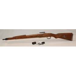 Mauser 98 K Schaft Kplt. mit Handschutz, Kolbenkappe, Magazinkasten u.a.