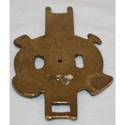 Fire department, brass plaque