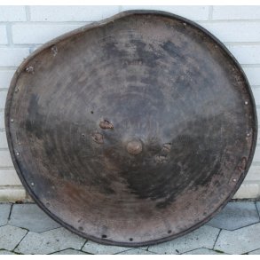 Nordafrika: antikes Elefantenleder Schild