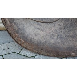 Nordafrika: antikes Elefantenleder Schild