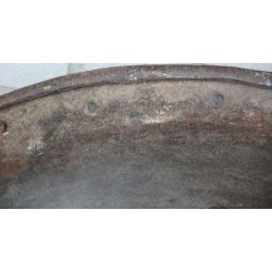 Nordafrika: antikes Elefantenleder Schild