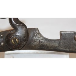 Denmark: pistollock "Frederik the 5th" - converted into percussion