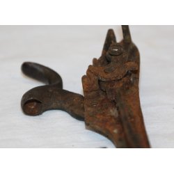 Denmark: pistollock "Frederik the 5th" - converted into percussion