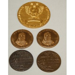 Schweden : Gedenkmnzen - 5 Stck