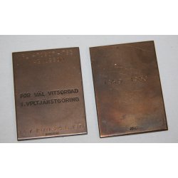 Schweden : Gedenktafeln - 2 Stck