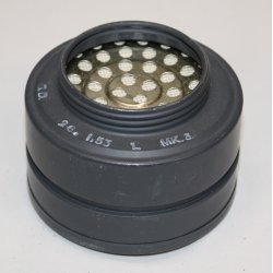 Filter f. british gas mask - second choise