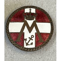 Svrnet Knaphulsmrke, emalje  2,3 cm