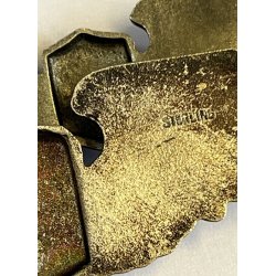 U.S.A. N.S. Meyer inc New York Word War 2 Air Force Amy Wing Pin (2)