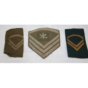 Danmark : Lot med 3 mrker - 2 Skuldersljfer + 1 rmemrke 