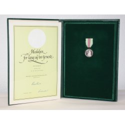 Norwegen: Die Medaille fr langjhrige und treue Dienste