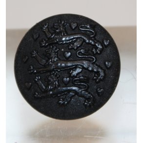 Hrknapper: Sort plast, stor - 23 mm