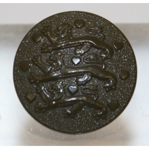 Hrknapper: brun plast, stor - 23 mm