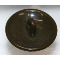 Hrknapper: brun plast, stor - 23 mm