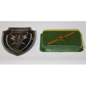 Slowenien: Krawattennadel + Stoffabzeichen