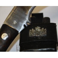 England: Militrische Khukri mit Waffenschilds des Knigen