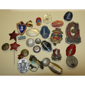 25 ass. mrker og knapper