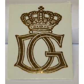 De Danske Garderforeninger: Klistermrke, 75x55 mm