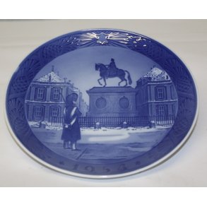  Royal Copenhagen Kgl Juleplatte 1954