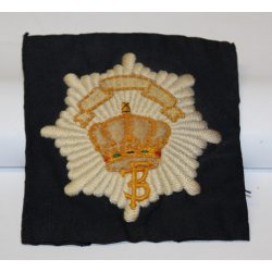 Den Kgl. Livgarde -ldre broderet mrke 110x85 mm