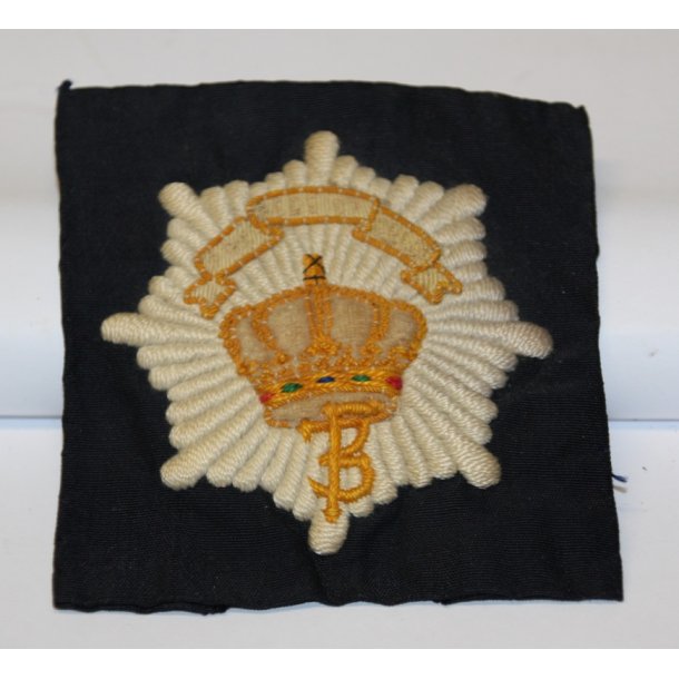 Den Kgl. Livgarde -ældre broderet mærke 110x85 mm
