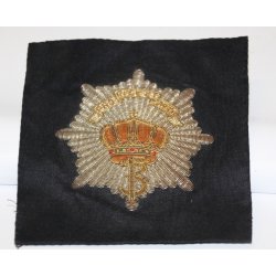 Den Kgl. Livgarde - Guldtrkkeri 110x110 mm