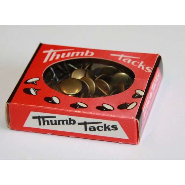 Retro tegnestifter - Thumb Tacks made in Denmark