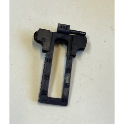 Sliding safety, scale and pin f. sight (rifle)