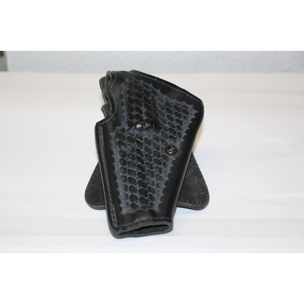 SAFARILAND USA: Basketweave Leather Duty Holster Smith &amp; Wesson 4" - LINKS