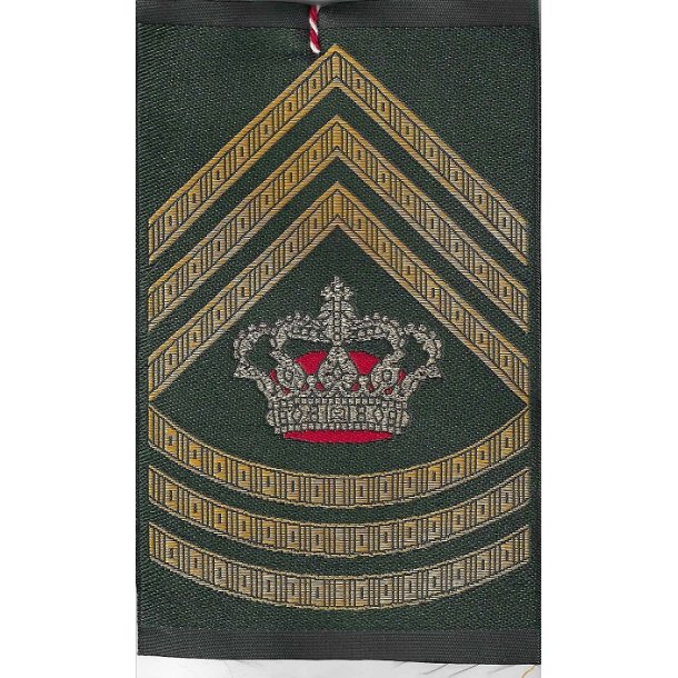 Chefsergent, rmemrke M/88 olivengr