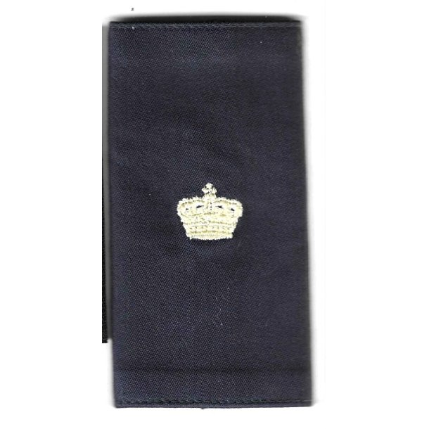 Flyvevbnet skuldersljfe, bl med en krone