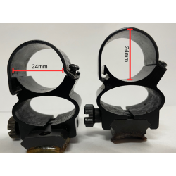 Weaver 1-Inch High Top Mount Rings