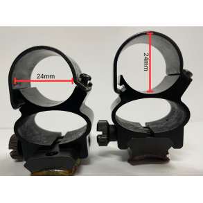 Weaver 1-Inch High Top Mount Rings