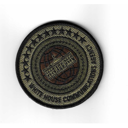 WHITE HOUSE COMMUNICATIONS AGENCY, badge velcro � 9 cm