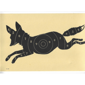 Skydeskiver, pap, r�v 33x20 cm