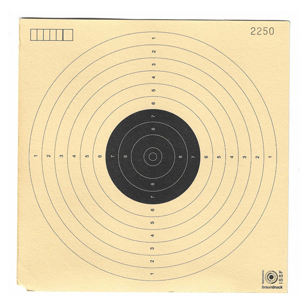 Skydeskiver i pap 17 x 17 cm - 30 Stk