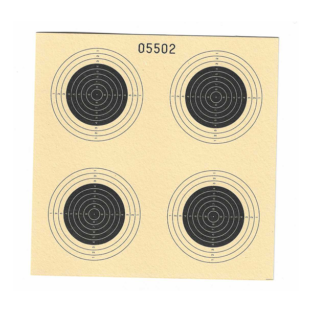 Skydeskiver i pap 12 x 12 cm - 30 Stk