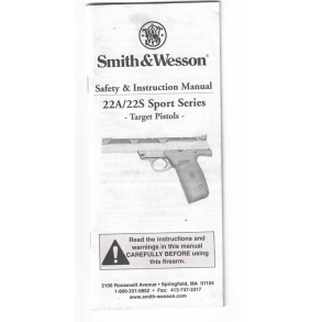 Smith & Wesson M22A + 22S sport series target pistols