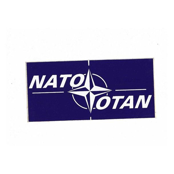 NATO Aufkleber - 14x6,5 cm