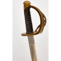 USA Borgerkrig 1861-1865 : Officersabel med skede, som brevkniv