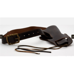 Lderhylster med blte i lder f. 1 Colt revolver