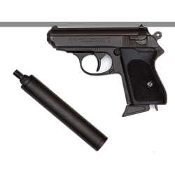Walther PPK med lydd�mper