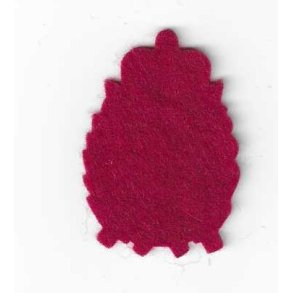 Filtunderlag f. Auditrkorps - karmosin rd