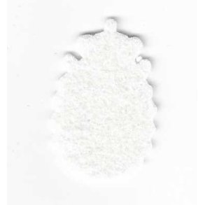 Filtunderlag f. Hrens flyvetjeneste (afd.mrke) - hvid