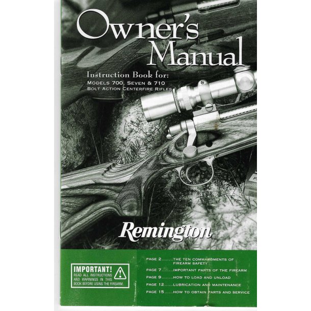 Remington 700, Seven &amp; 710