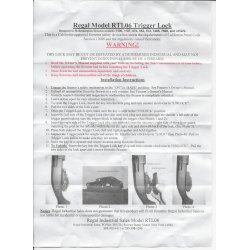 Remington: Regal Model RTL06 trigger lock