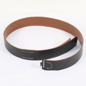 German leather belt for privates - No buckle