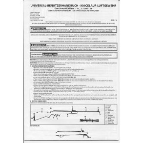 Crosman : Universal-Benutzerhandbuch - Knicklauf-Luftgewehr