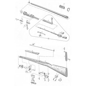 Mauser M/1896 + M/38 (Sweden) + Matchrifle model 63