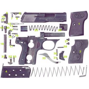 Walther pistol Mod. 2 + 5